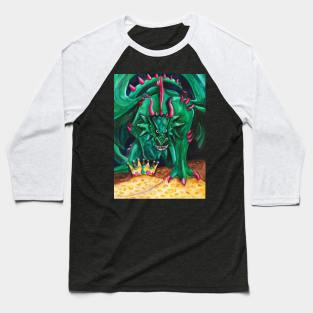 Watercolor - Dragons treasure Baseball T-Shirt